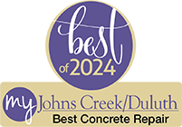 2024 Best of MY JOHNS CREEK DULUTH Best Concrete Repair Company badge